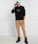 Худи MONOLOGO STENCIL CALVIN KLEIN JEANS - черный(J30J324113)
