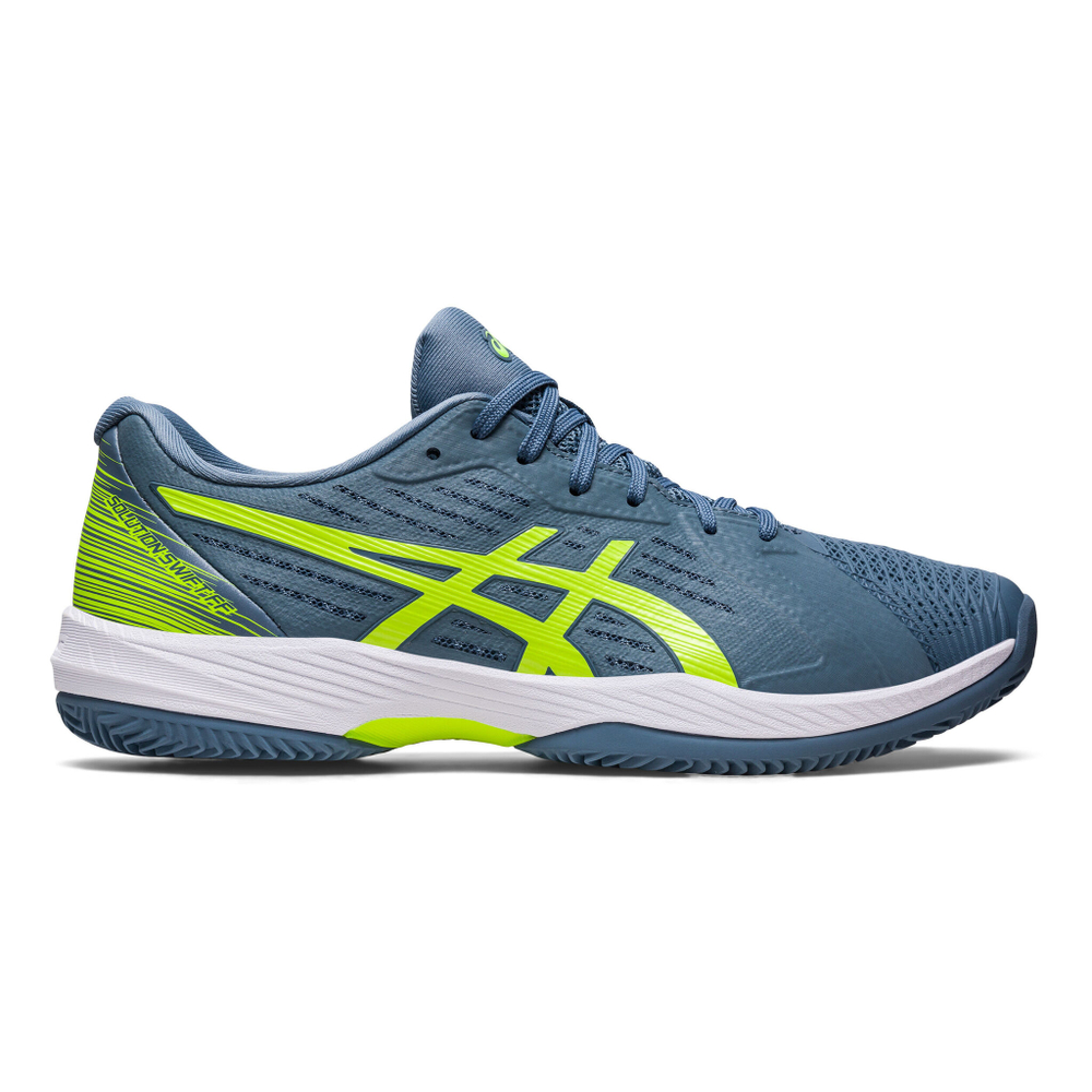 Мужские теннисные кроссовки ASICS Solution Swift FF CLAY Clay Court Shoe Men - Blue, Neon Green