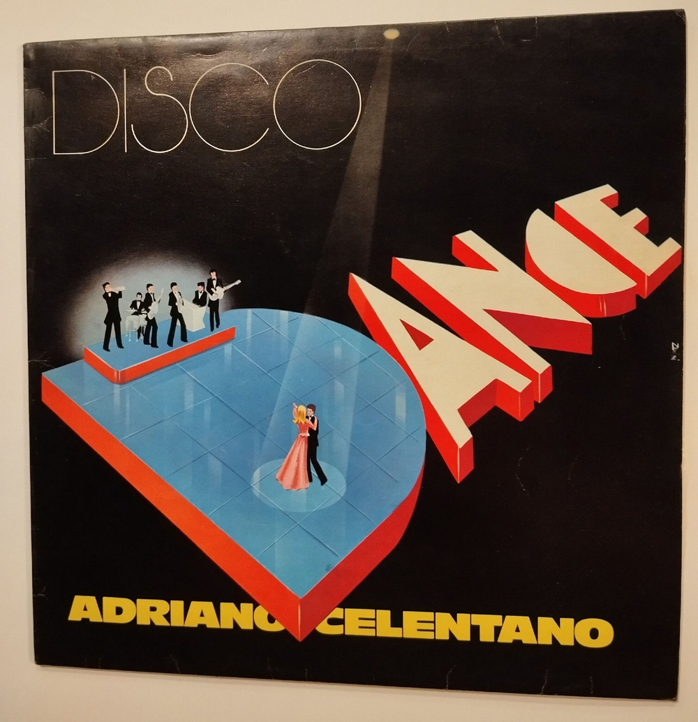 Винтажная виниловая пластинка LP Adriano Celentano Disco Dance (Italy 1977)