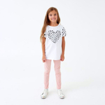 Легинсы для девочек "Amore" р.122-128 5425456 (KAFTAN)