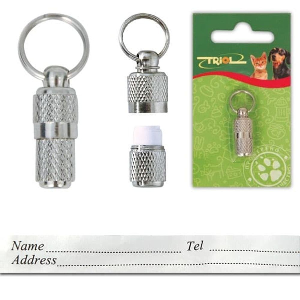 Медальон-адресник M, 35мм (Triol) Медальон-адресник M, 35мм (Triol)