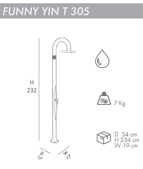 Душ уличный Funny Yin T 305