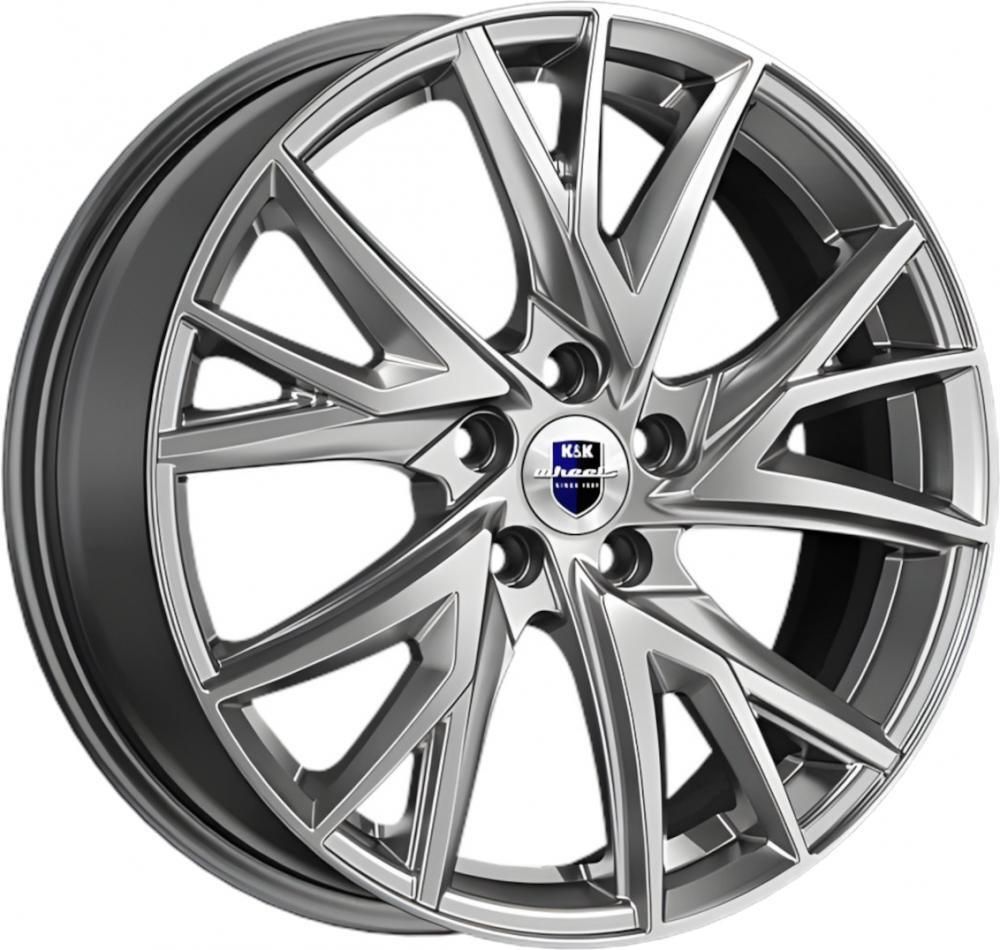 K&amp;K Кайлас 6.5x18 5x114.3 ET 34 Dia 66.6 (дарк платинум)