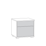 Вуди Тумба прикроватная 13.287