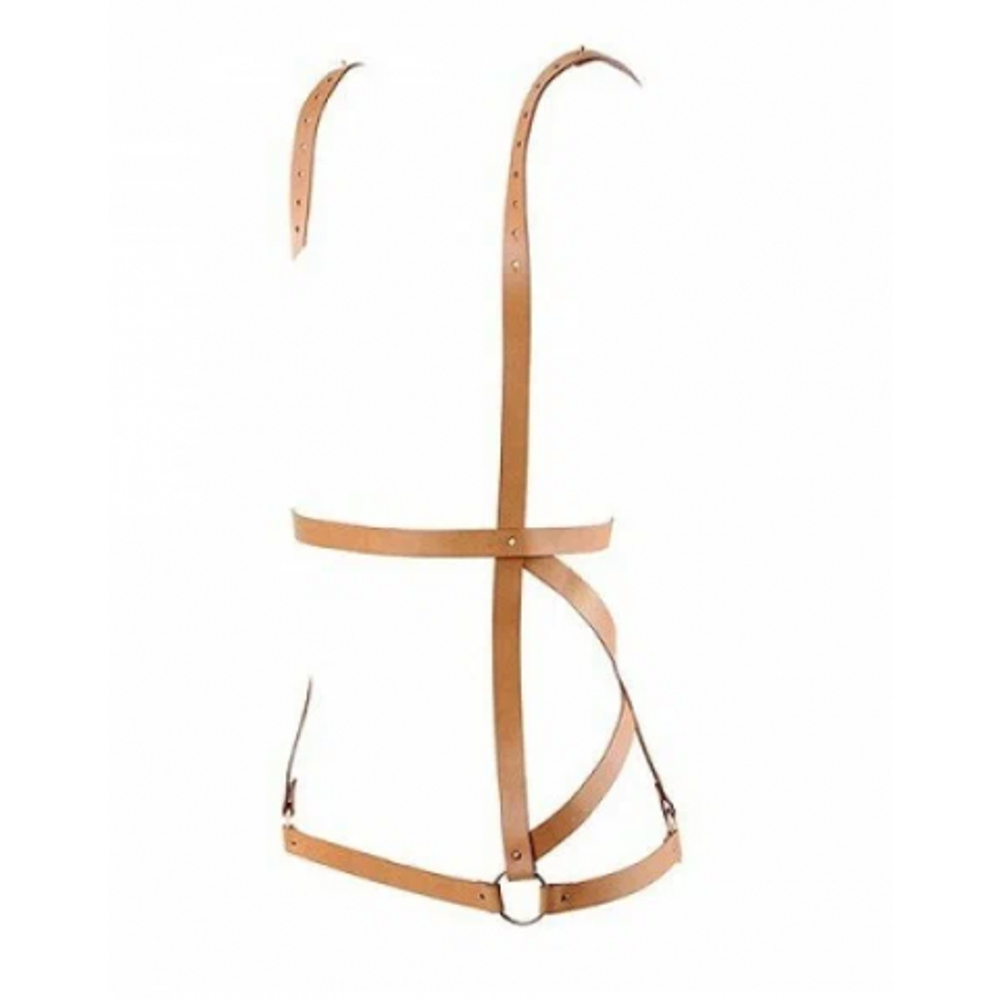 Упряжь MAZE- Arros Dress от Bijoux Indiscrets, коричневый