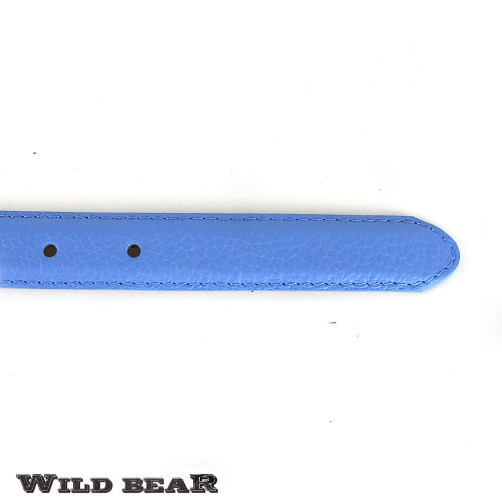 Ремень WILD BEAR RM-045f Light-blue Premium (130 см)