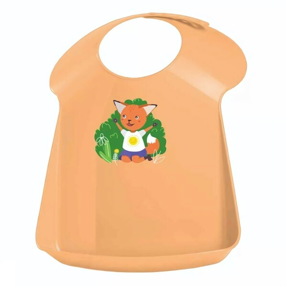 Нагрудник детский 345х240х52 мм (оранжевый)