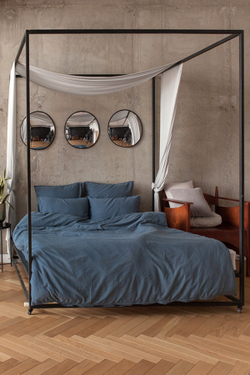 Наволочка 50х70 Bovi Soft Sateen индиго