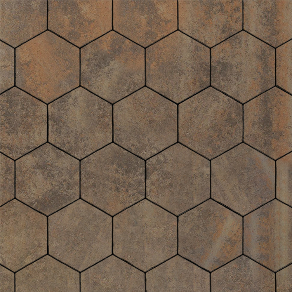 Тротуарная плитка СОТЫ - Листопад гладкий Клен