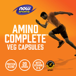 NOW Foods, Sports, Amino Complete™, 120 растительных капсул