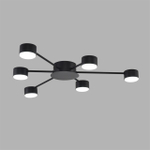 8344/6C COMFI черный, металл Люстра GX53 LED 6*7W 220V TORINA