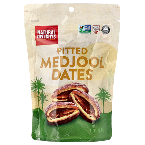 Natural Delights, Medjool без косточек, 227 г (8 унций)