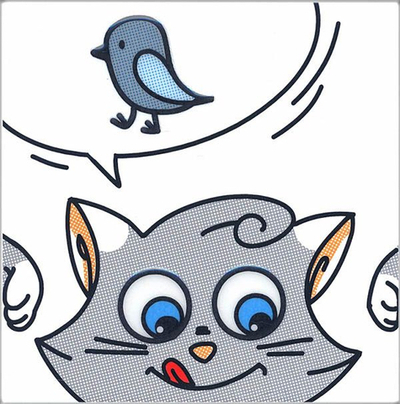 Декор NT\A134\5009 Кошки-Мышки. Птичка