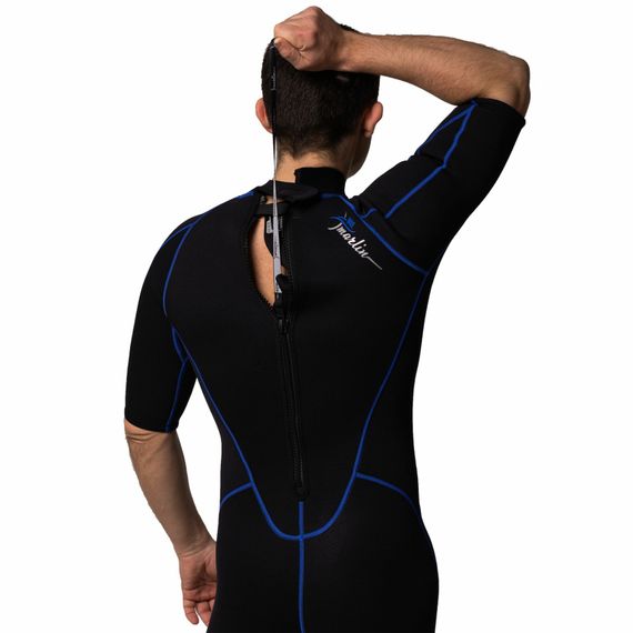 Гидрокостюм Marlin Malibu Shorty Man черно-синий 2,5 мм