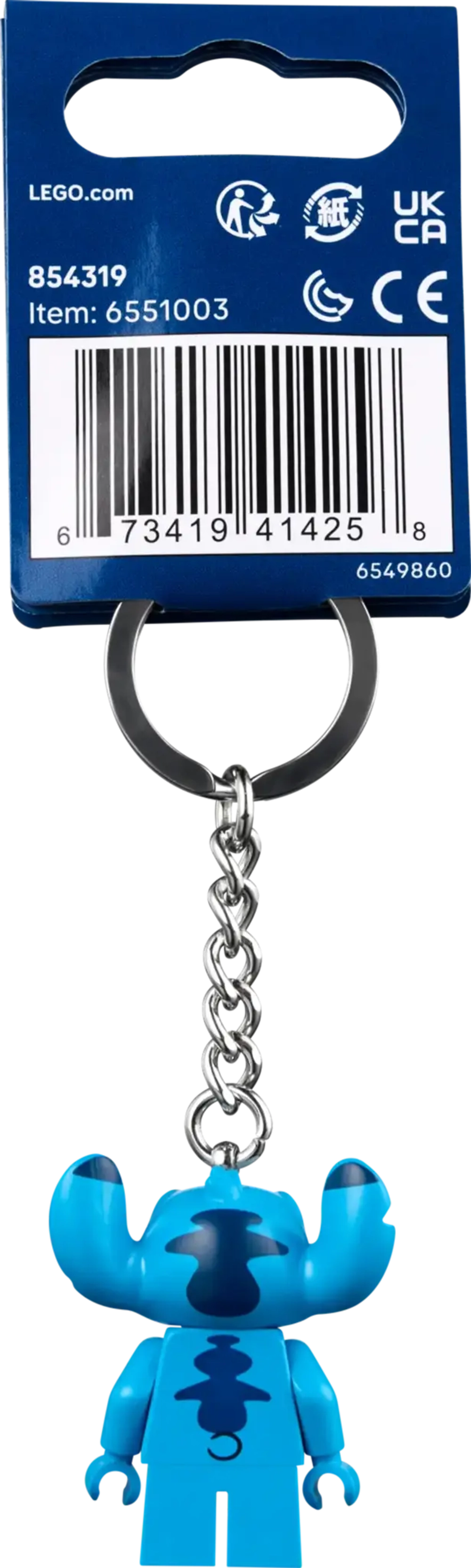 Брелок LEGO Disney 854319 Стич