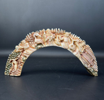 Резная композиция из клыка бегемота