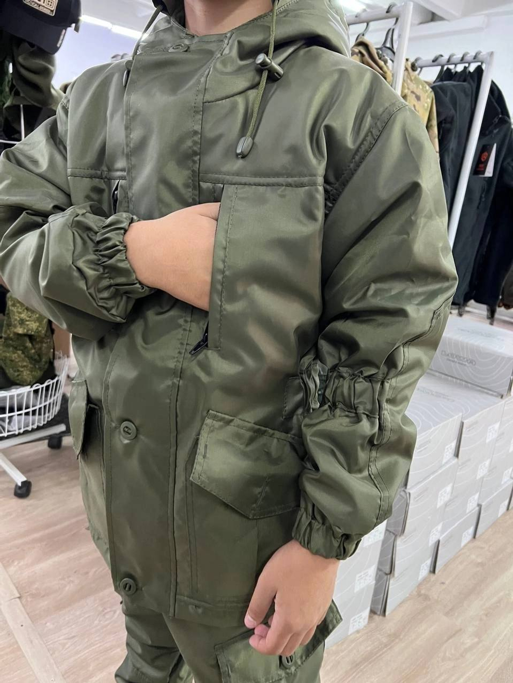 Костюм детский Горка 6 деми / олива