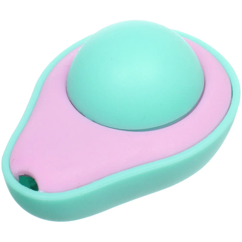 Игрушка для кошек мячик «Счастливый хвост!», цвет фиолетовый/зеленый, 6*4,6см