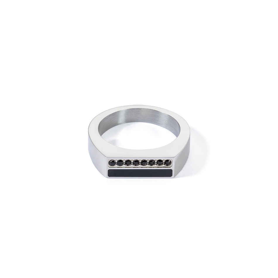 Кольцо Coeur de Lion Black-Silver 0133/40-1317 54