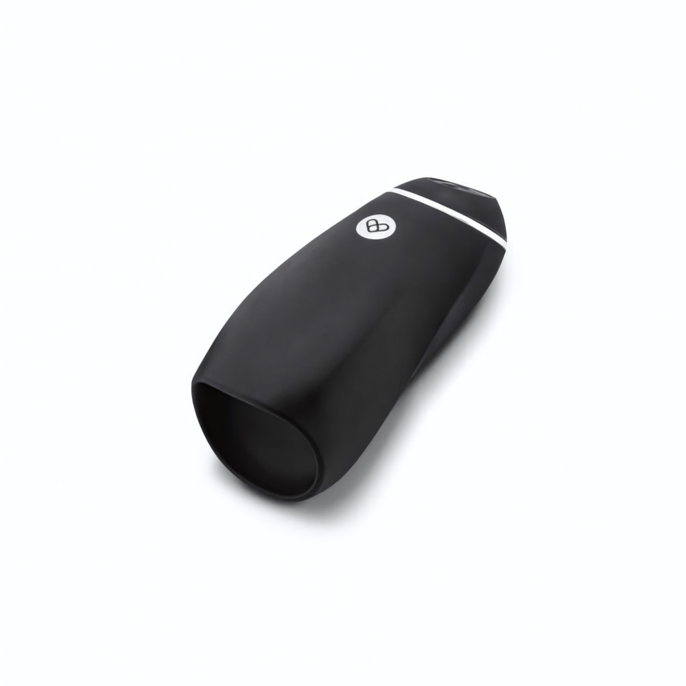 Черный перезаряжаемый мастурбатор для мужчин Pink Vibe (Цвет: черный)