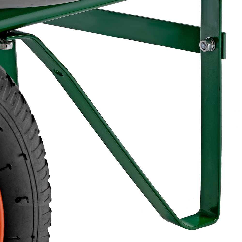 Тачка садовая, 2-х колесная, грузоподъемность 170 кг, объем 78 л