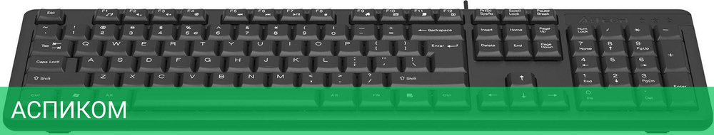 Клавиатура A4Tech KR-3 черный