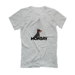 Футболка "Цвергпинчер в понедельник"