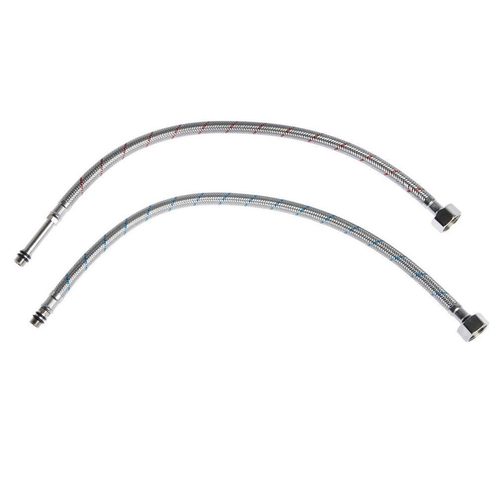 Смеситель для кухни, РМС, гибк излив, с картриджем, чер, SUS124BL-016F