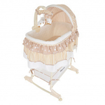 PITUSO КОЛЫБЕЛЬ 3 В 1 VIANA НА КОЛЁСАХ STARS BEIGE/БЕЖЕВЫЙ