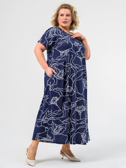 Платье женское "Маки"