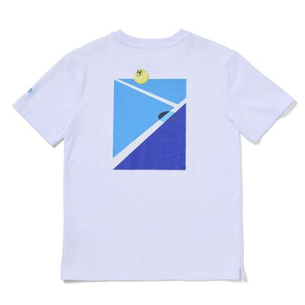 Футболка для мальчика теннисная Australian Open Kids Court Tennis - white