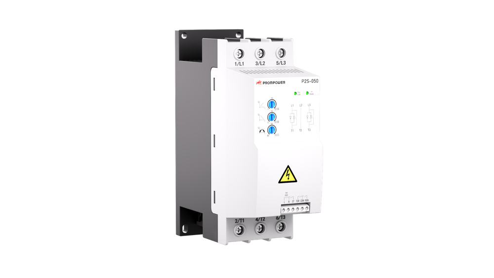 Устройство плавного пуска Prompower P2S-050-4-37-B, напряжение 400 B, мощность 37 кВт, 72А
