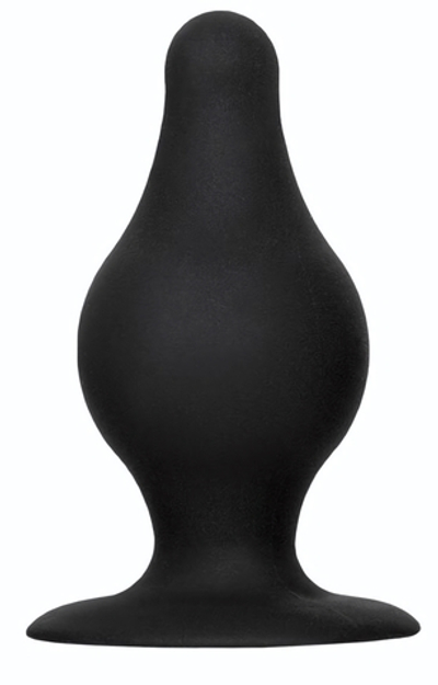 Черная анальная втулка Spade S - 8 см. (Цвет: черный)