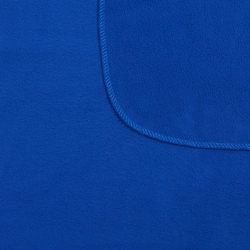 Флисовый плед Warm&Peace, ярко-синий