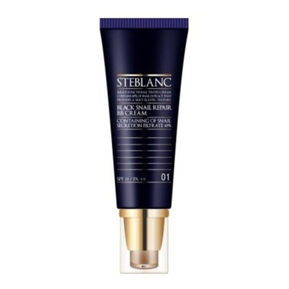 BB крем с муцином Чёрной улитки тон 01 Светлый беж SPF32 PA ++ Steblanc Black Snail Repair BB Cream 50мл