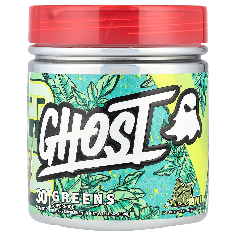 Ghost, Зелень, лайм, 330 г (11,6 унции)