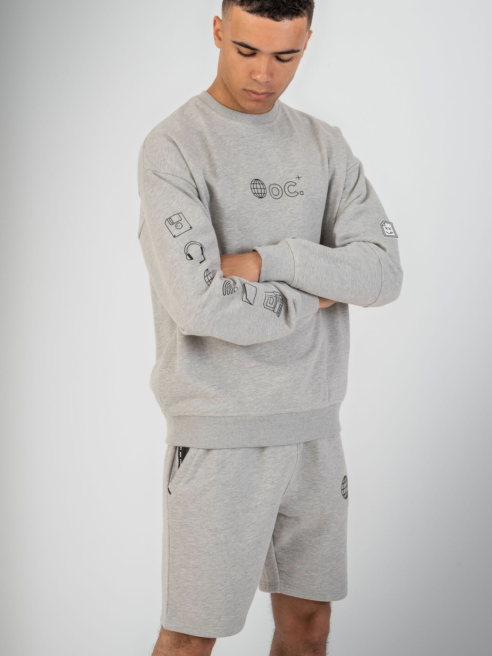 Шорты мужские ORIGINAL CREATOR GLOBE SHORTS, Серый