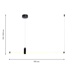 Подвесной светодиодный светильник Favourite Lingering 4860-1P