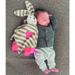 E8504_HP Серия Пастель - Игрушка для новорожденных "Кролик", розовый