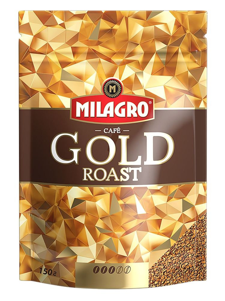 Кофе растворимый Milagro Gold Roast 150 г x 4 шт