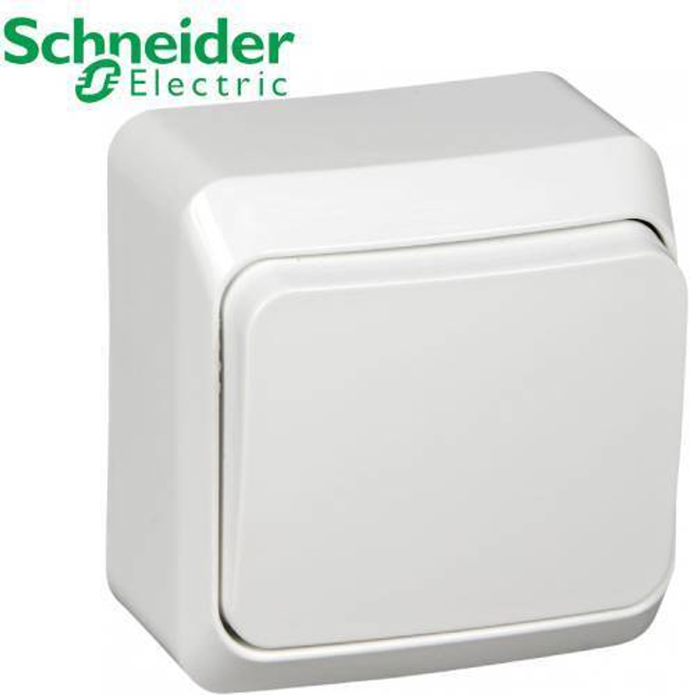 ВА10-001В Выключатель 1кл (белый) Этюд Schneider