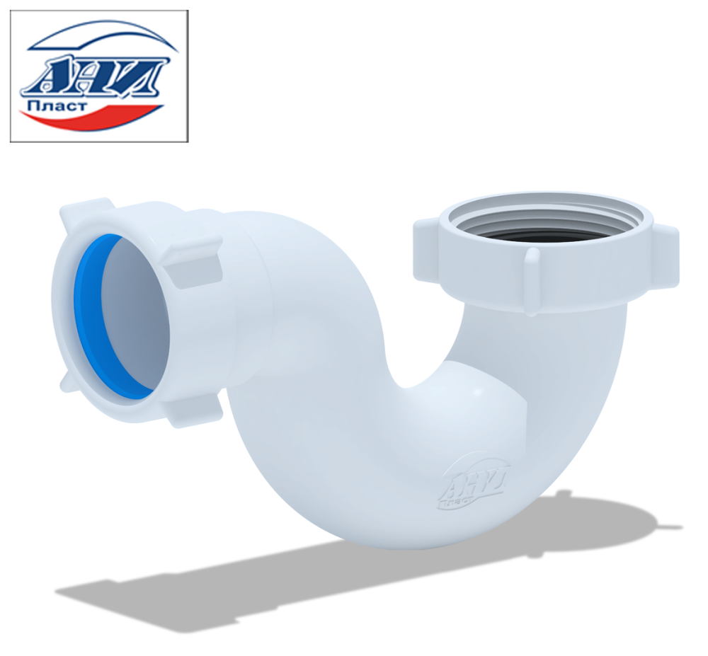 АНИ  Е100  Сифон для подона 1 1/2 (без вып)  (90шт