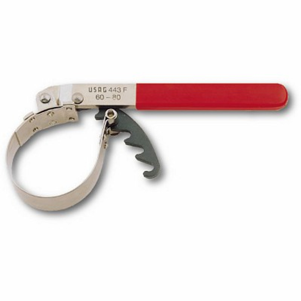 443 F Съемник масляных фильтров ленточный 80-110 мм., USAG (Италия)