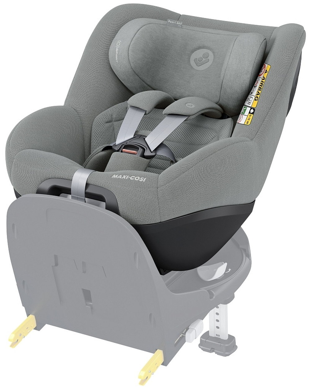 Автокресло Maxi-Cosi Pearl 360 Pro 0-18 кг с базой Family Fix 360 Pro 8053510111 Authentic Grey 2/серый