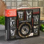 Набор подарочный 7 предметов (пепельница, 6 стопок 50мл) "От автора"