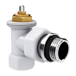 Набор термостатический угловой Royal Thermo Design 1/2quot;М30х1,5 (Белый)