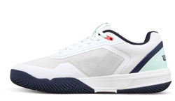 Мужские кроссовки теннисные Wilson Court Glide - white/bay/fiery coral