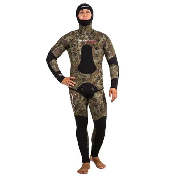 Гидрокостюм Marlin Camoskin 9 мм Зеленый