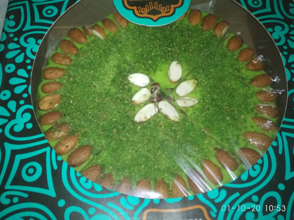 зеленый торт с халвой рецепт | Дзен