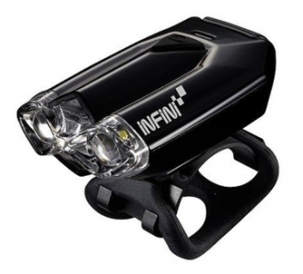 Фара передняя LAWA. I-260W черный корпус  15.7 G